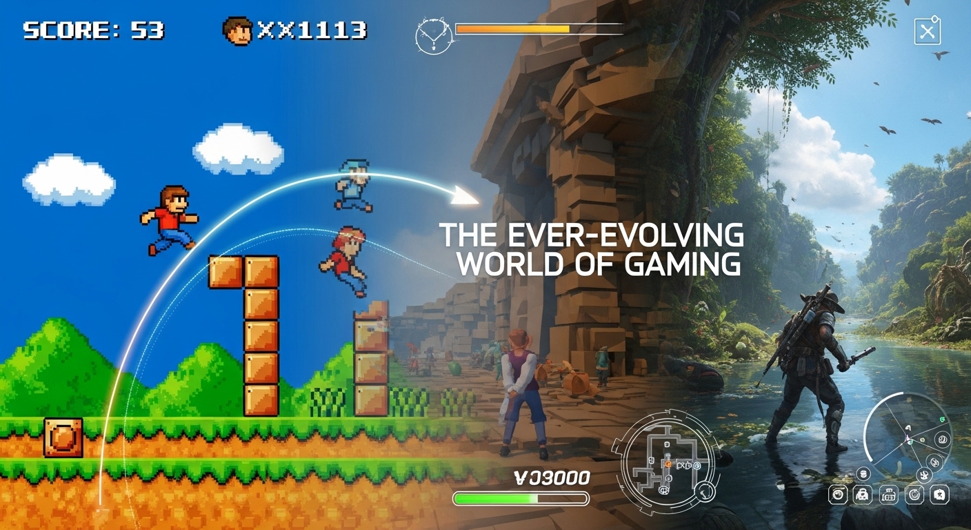 The Everlasting World of Gaming: From Pixels to Virtual Universes